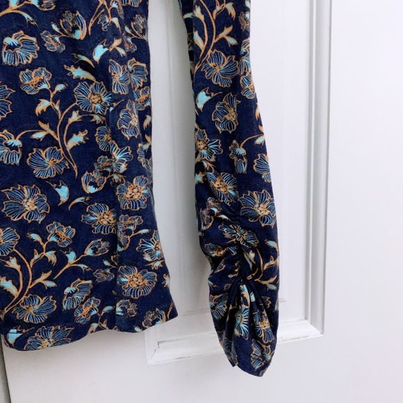 Sundance Winding Florals Turtleneck Top - Picture 3 of 8